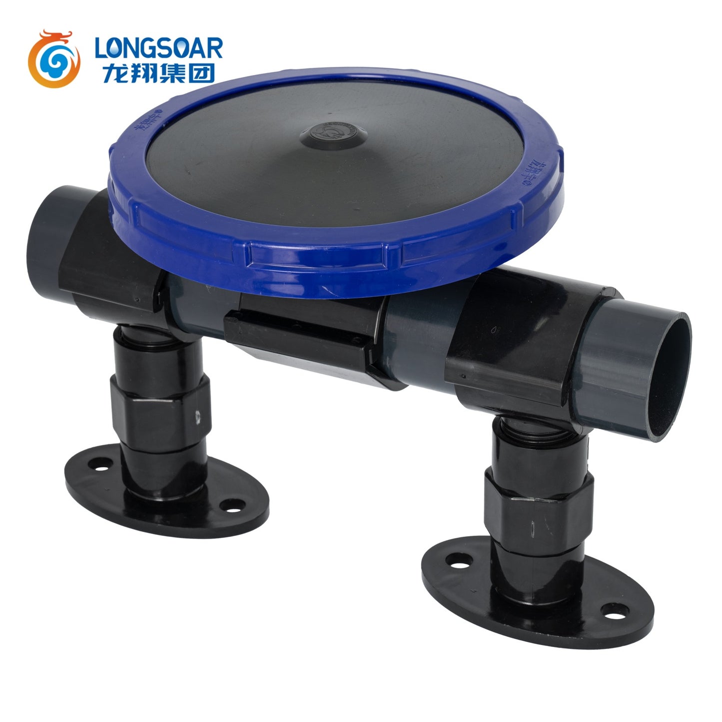 Complete Disc Diffuser Aeration System Full Set Disc Aerator With Air Pipe Fittings For Wastewater Treatment Plant Aeration Tank